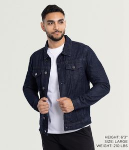Veste en jean tendance pour homme – Veste en jean à la mode pour homme, parfaite pour les tenues décontractées, le streetwear, les voyages et le style de tous les jours - Product Image 1