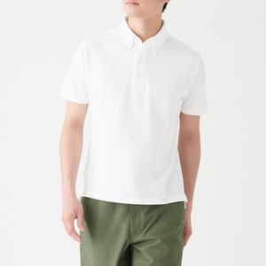 T-shirts à manches courtes boutonnés pour hommes, en coton 100% de haute qualité, tricoté, respirant, avec impression de logo personnalisé sur le devant - Product Image 5