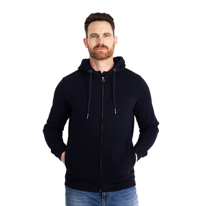 Sweat à capuche zippé surdimensionné pour homme, 100 % coton molletonné, épais, écologique, personnalisable, entièrement zippé - Product Image 4