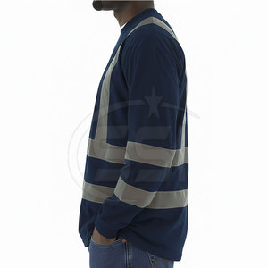 Fluorescent Water Proof <b>LED</b> Flash High Visibility Safety Sweatshirt for Work in Construction and Industrial Operations - Product Image 5