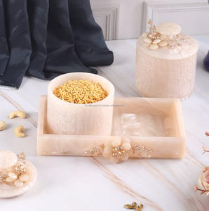 Contenedor de caja de almacenamiento a prueba de fugas de alimentos secos de resina rectangular de alta calidad de Venta caliente en color rosa por fabricante indio - Product Image 1