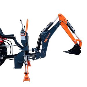 Trattore 20-65 CV con retroescavatore oscillante da 97 pollici (246 cm) con attacco a 3 punti categoria 1 e 2 attacchi, benna da 12 pollici (30 cm) per uso agricolo - Product Image 1