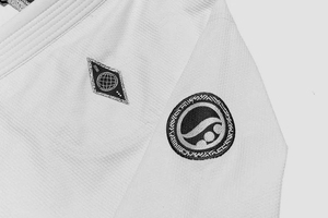 Lote Shoyorol de la Mejor Calidad RTS # Kimono Profesional de Jiu Jitsu Brasileño Gi 460gsm, Uniforme de Luchador con Logotipo Frontal Lavado - Product Image 5