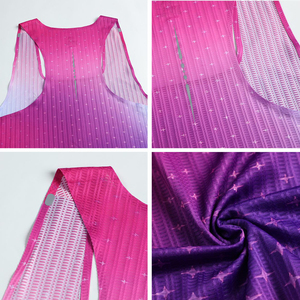 Chaleco Deportivo Ligero sin Costuras para Hombre, Personalizado con Impresión, de Poliéster, Estilo Deportivo, para Maratón, Transpirable, de Secado Rápido, Tejido - Product Image 5