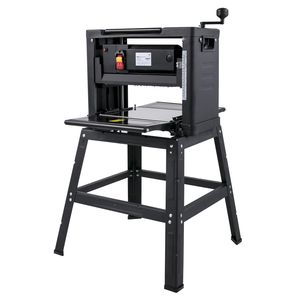 13-Inch Benchtop <b>Thickness</b> <b>Wood</b> <b>Planer</b> 2000W 8000 Rpm 15 AMP Foldable Iron Stand Dust Exhaust 6m/min Planing Speed for - Product Image 3