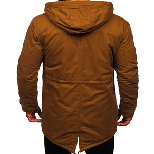 Custom Manufacturer 2025 Men's Long Parka Jackets with <b>Fur</b> Breathable Winter <b>Coat</b> OEM Service Customized Designs Logos Price - Product Image 5