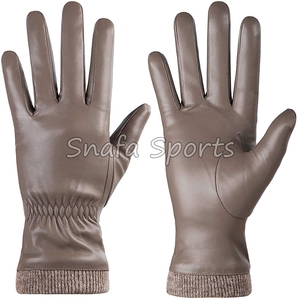 Guantes de Cuero de Moda de Nuevo Diseño, de Buena Calidad y al Mejor Precio, Guantes de Cuero Suaves y Cómodos Unisex Más Vendidos - Product Image 2