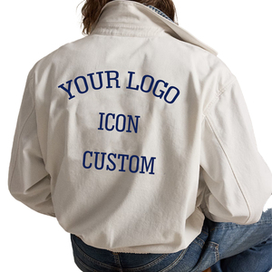 Premium Embroidered Front Bayport <b>Jacket</b> <b>Men</b> Vintage Americana OEM Custom Heritage <b>for</b> Outerwear Waterproof Windproof - Product Image 3