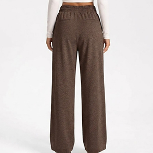 OEM/ODM Pantalones de Invierno de Moda, Corte Recto, Cintura Elástica, 100% Algodón, Forro Polar Transpirable, Estilo Casual - Product Image 6