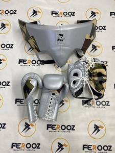 Conjunto de entrenamiento y sparring de boxeo de cuero genuino, superventas, en colores Fly Silver y Camo, equipos de entrenamiento para gimnasio para adultos, OEM - Product Image 2