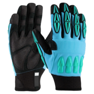 Guantes de Seguridad al por Mayor, Reforzados con Cuero Sintético, Inyección de Goma TPR Amara, Resistentes a Impactos y Cortes - Product Image 2