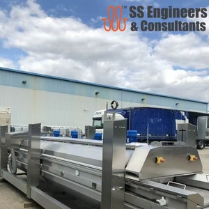 Congelador Criogénico Industrial de Nitrógeno Tipo Túnel LF H 6_75 con PLC, Recipiente a Presión, Motor y Unidad de Potencia |   Capacidad de 2000 kg/h, 440V - Product Image 1