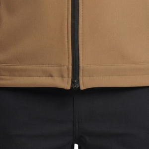 Men's <b>Waterproof</b> Windproof Softshell Bomber <b>Jacket</b> with Zipper Closure <b>Long</b> Length Hoodie for Winter Outdoor Hiking - Product Image 6