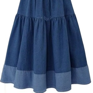 Faldas largas de mezclilla modernas Un armario Looks esenciales con faldas largas de mezclilla clásicas Boho Meets Casual Faldas largas Inspiración - Product Image 1