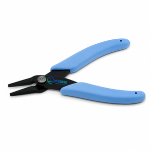 Pince coupante de précision professionnelle en acier haute résistance, coupe-fil pour bijoux, poignée bleue, coupe à plat pour la fabrication de bijoux et le bricolage - Product Image 1