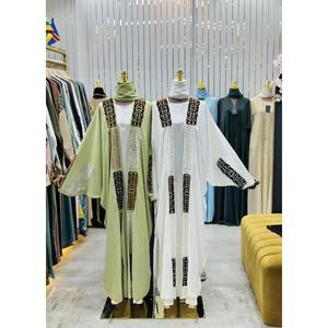 New 2026 Most Selling <b>Abaya</b> Modest Dubai Beaded Sequined Long Sleeve <b>Abaya</b> Muslim Traditional Handmade <b>Wedding</b> Women Breathable - Product Image 3