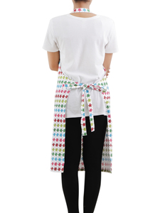 100% Cotton Sleeveless Pocket <b>Apron</b> Woven Customisable Eco-Friendly Durable Reusable Soft Daily Sanitary 2 Pockets Classic - Product Image 2
