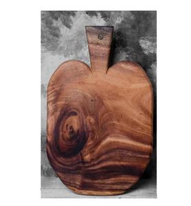 Assiette de service rectangulaire en bois d'acacia durable et écologique, technique d'émaillage coloré, design moderne, passe au lave-vaisselle, non toxique - Product Image 4