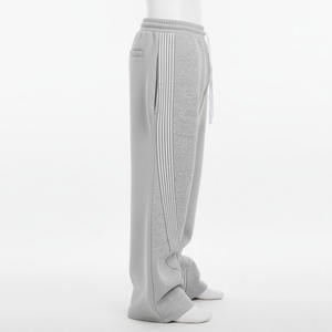 Pantalons de jogging pour hommes de haute qualité, automne-hiver, coupe ample, personnalisés, en molleton de coton - Product Image 5