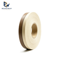 Bande de chant PVC couleur unie effet bois mat, épaisseur personnalisée, écologique, anti-fissuration, bonne flexibilité, pour panneaux de porte, vente directe