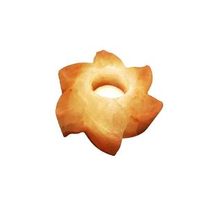 Light Pink Star <b>Candle</b> Holder With Shrink Wrap Himalayan Rock Salt <b>Candle</b> Holder-Sian Enterprises - Product Image 1