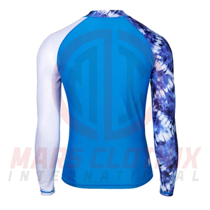 Design Your Own Logo <b>Men's</b> Long Sleeve Sportswear Rash Guard-High Quality Spandex Polyester Digital Print <b>Men</b> Rash Guard - Product Image 6