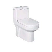 Toilettes Céramiques Modernes de Luxe Blanches, WC Posé au Sol Une ou Deux Pièces, Siphon à Évacuation Horizontale pour Réservoir Caché, Usage Hôtelier