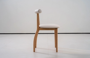 Chaise de salle à manger de style nordique haut de gamme - Chaise rembourrée en mousse haute densité pour salle à manger moderne - Product Image 4