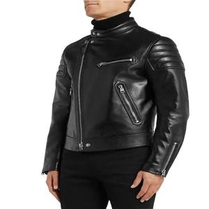 แจ็กเก็ตหนังแท้สำหรับผู้ชายเสื้อแจ็คเก็ตหนังทำจาก2025 - Product Image 3