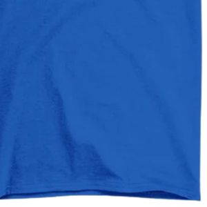 T-shirt décontracté à manches courtes et col rond en coton, brodé d'un motif de lettres grecques bleu roi, style sport, vêtement personnalisé tendance - Product Image 3