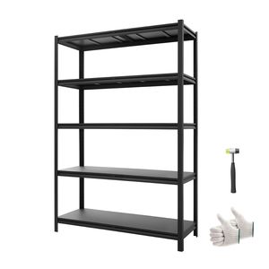 Étagères de garage à 5 niveaux, capacité de 2500 lb, étagère utilitaire en métal robuste, unité de rangement réglable à 5 niveaux - Product Image 1