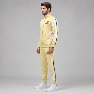 Conjunto deportivo ligero para hombre con tela elástica de ajuste cómodo, ideal para entrenamiento, fitness y viajes. - Product Image 3
