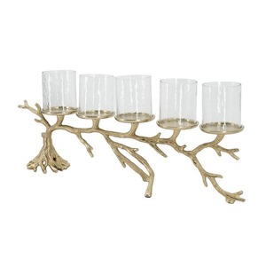 Support de bougie 33 cm à double support, durable, décoration d'intérieur - Product Image 2