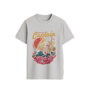 Camisetas estampadas con cuello redondo para hombre, camisetas de algodón estampadas a la moda y elegantes para hombre, de proveedor de Bangladesh. - Product Image 1