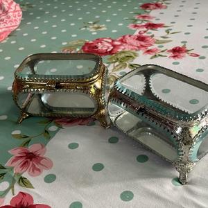 Vintage Silver Plated Metal Jewelry <b>Box</b> Decorative <b>Trinket</b> Storage Hinged Lid Elegant Home Decor Gift Peetal Nagri Artware - Product Image 5