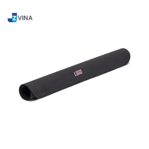 Tapete de Pilates Negro con Logotipo Personalizado, 5mm de Grosor, Antideslizante, de Cuero, para Ejercicios de Fitness, con Bolsa de Transporte Plegable para Gimnasio en Casa - Product Image 3