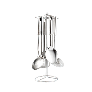 Stainless Steel Silver Wire Spoons Hanging Stand 5 Hooks Classic Design Long Handle 30mL Capacity-<b>Kitchen</b> <b>Table</b> Decorative - Product Image 4