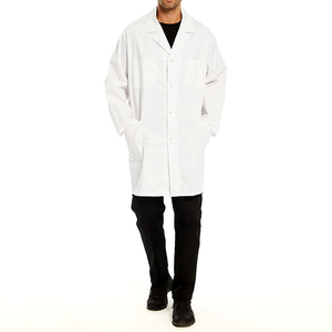 Blouse de laboratoire pour hommes et femmes, manteau professionnel de qualité supérieure, matériau léger et durable, conception confortable à manches longues pour le laboratoire - Product Image 1