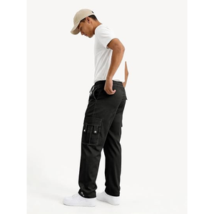 Men’s Relaxed Fit <b>Cargo</b> Pants, <b>Stretch</b> Casual Utility Trousers with Multiple Pockets for Everyday and Outdoor Wear - Product Image 3