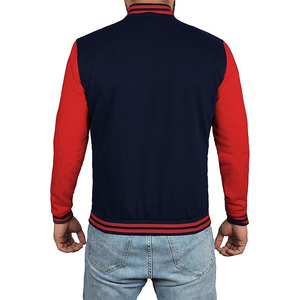 High Quality Varsity <b>Jacket</b> Men Chenille Embroidery <b>Leather</b> Sleeves Custom Baseball Letterman Varsity <b>Jacket</b> - Product Image 5