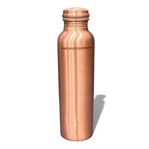 Daily Wellness Copper <b>Water</b> Container (<b>Plain</b> Finish from Indian exports international. ( Certified pure copper ) - Product Image 5