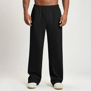 Wholesale Workout Apparel Premium Quality Cheap Price Low MOQ Gym Training Sweatpants & Hoodie Straight Leg Joggers for Workout - Product Image 1