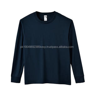 Camisetas de Manga Larga al por Mayor 100% Algodón 210g Cuello Redondo para Hombre - Product Image 3