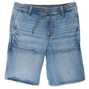 Shorts cargo en jean tissé à carreaux respirants taille mi-haute pour homme, style décontracté, personnalisables et durables - Product Image 1