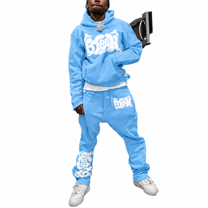 Conjunto Deportivo Personalizado Premium con Sudadera con Capucha y Pantalones Jogger, Diseño Gráfico, Moda Urbana, Proveedor Mayorista OEM ODM - Product Image 5