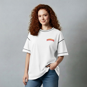 เสื้อยืดคอกลมผู้หญิงผ้าฝ้าย 100% ลดราคาพิเศษ สกรีนลายตามสั่ง ตกแต่งด้วยผ้าแอพพลิเค  รักษ์โลก ใส่สบายๆ ในฤดูร้อน ทรงปกติ สไตล์สตรีทแวร์ - Product Image 1