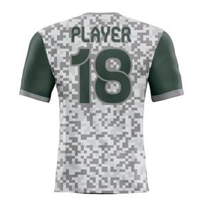 เสื้อฟุตบอลแบบซับลิเมชั่น ชุดฟุตบอลสั่งทำพิเศษ น้ำหนักเบา ระบายอากาศได้ดี แห้งเร็ว เสื้อทีม OEM ขายส่ง โรงงานผลิตชุดกีฬา - Product Image 6