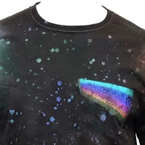 Camiseta de hombre con estampado sublimado completo, diseño colorido, transpirable, de secado rápido, para deportes, fitness, gimnasio, uso casual de verano. - Product Image 6