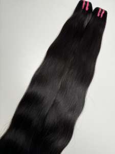 Vente flash : Extensions de cheveux humains vietnamiens 100 % naturels, brins vierges lisses, brins vierges non traités - Product Image 3