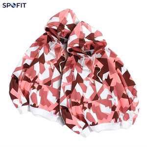 Sudadera con Capucha Personalizada SPOFIT para Hombre, con Logotipo Frontal, 100% Algodón Tejido, Transpirable, Informal, Deportiva, de Manga Larga - Product Image 1